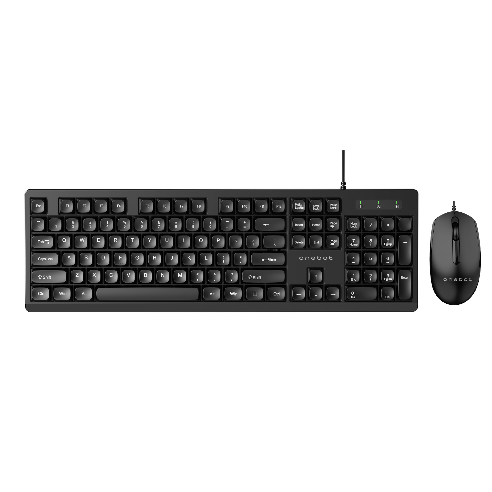 KN100 Keyboard Mouse Wired Set USB National Keyboard Mouse All-in-One Office Keyboard Mouse