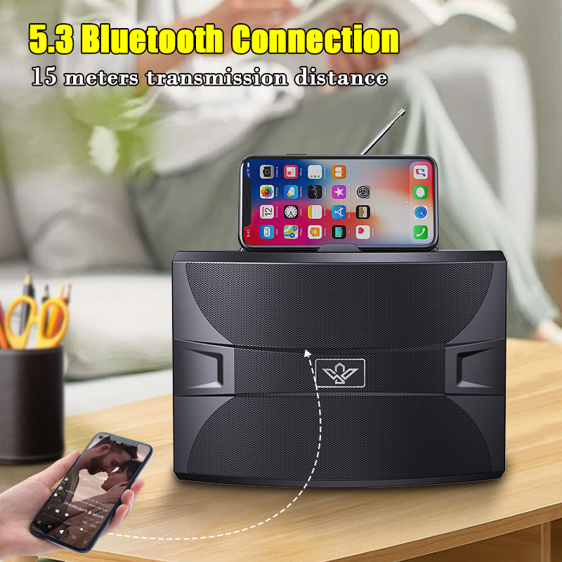 Solar Audio Bluetooth Heavy Bass Good Sound Quality Desktop Portable Convenient Speaker Stereo