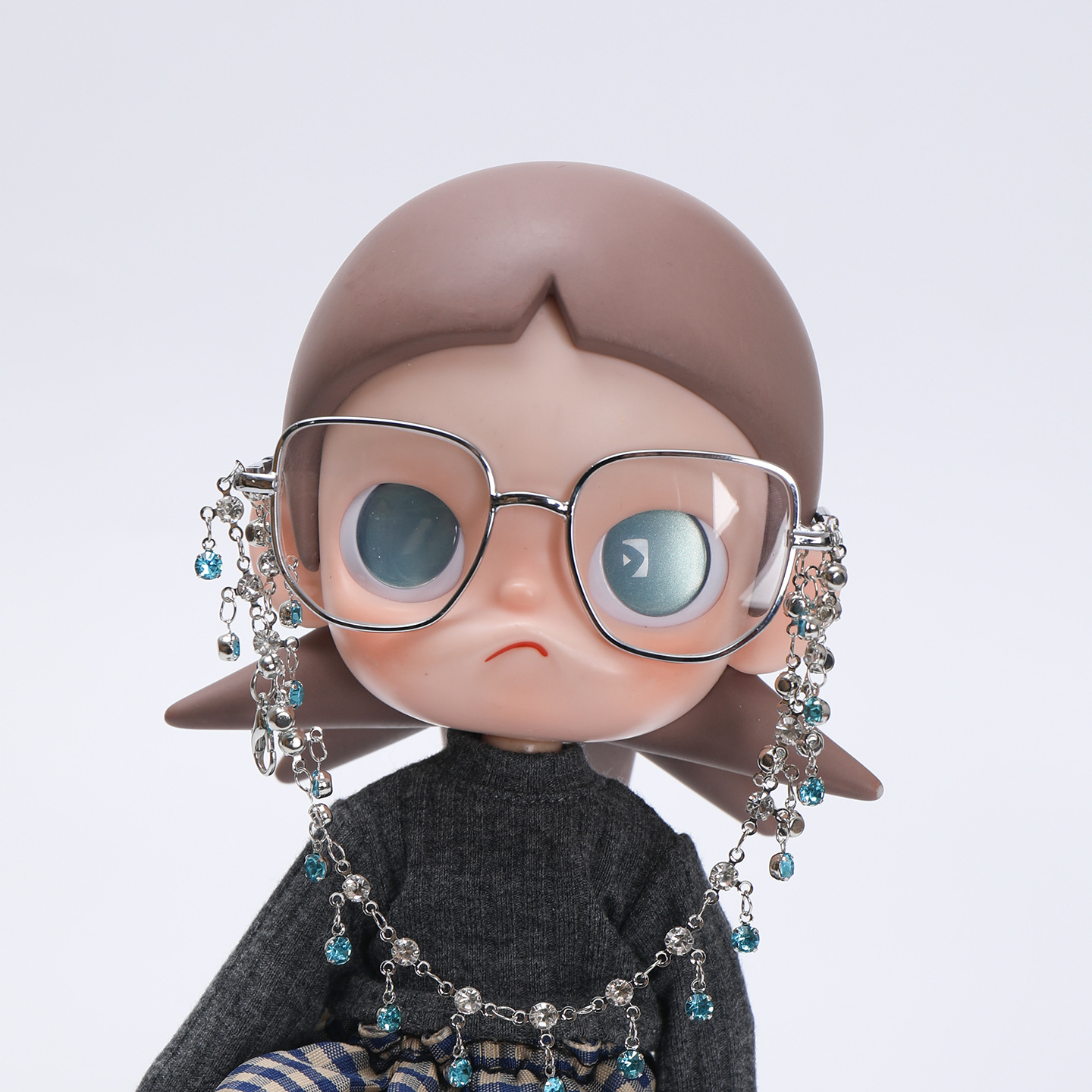 Gazi Sister Doll Clothes 1/8 Movable Figure Clothes zsiga Gingerbread Man Glasses Necklace Baseball Cap Earphone Accessories