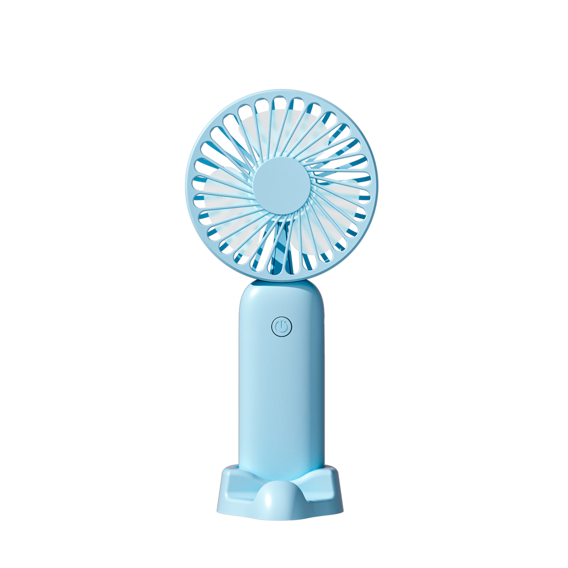 Custom Gift Summer Handheld Small Fan Desktop Mini Strong Wind Long-lasting USB Silent Rechargeable Fan