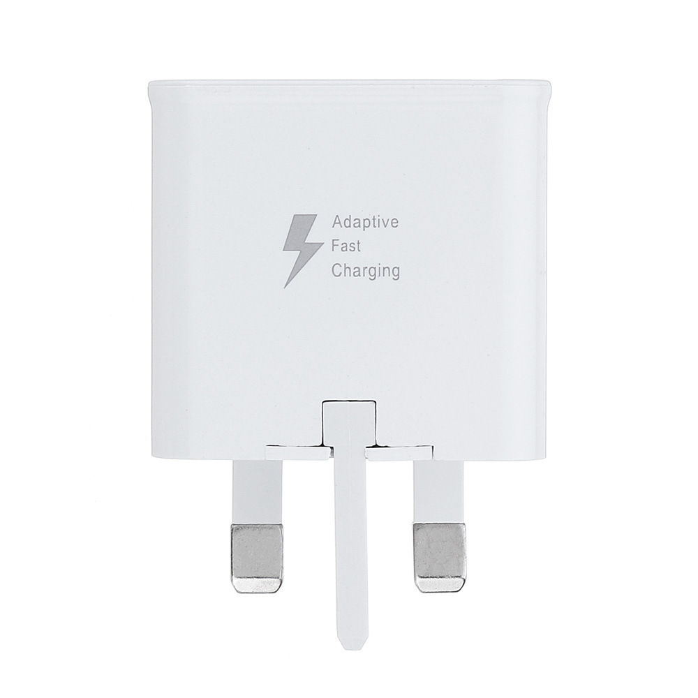 S6 UK standard three-pin fast charger for Samsung S7/S8/S10 phone plug QC3.0 charger UK