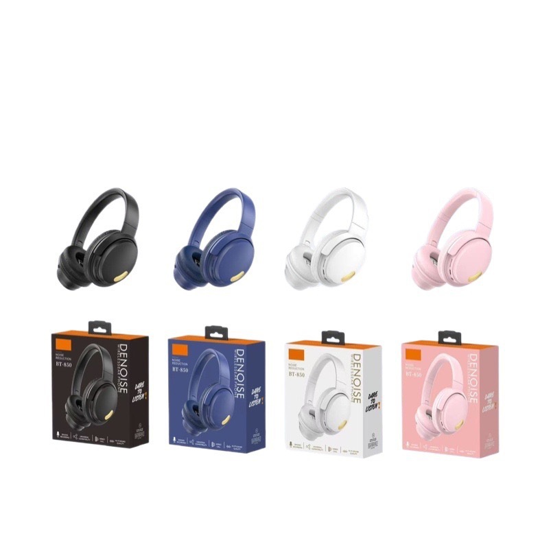 BT850 High Sound Quality Bilateral Stereo Headphones Long Battery Life Over-Ear Wireless Bluetooth Headphones BT850