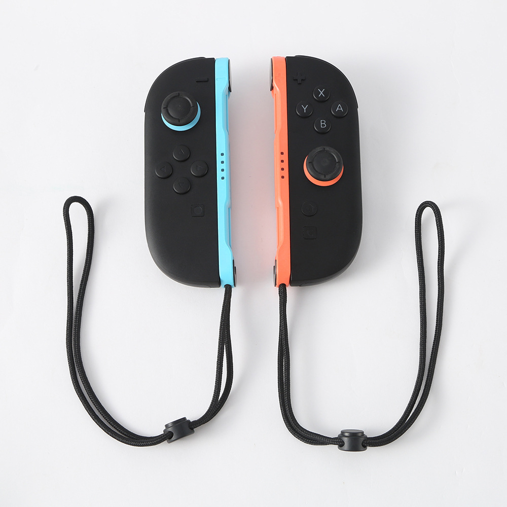 Nintendo Switch Joy-Con Wireless Bluetooth Controller Motion Vibration with Wrist Strap Charging Cable Accessory Set
