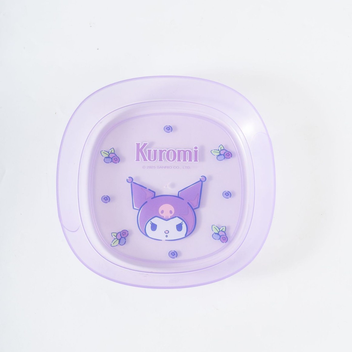 Sanrio Official Transparent Plate Dopamine Bone Plate Table Trash Plate Bone Plate Cartoon Plastic Small Plate