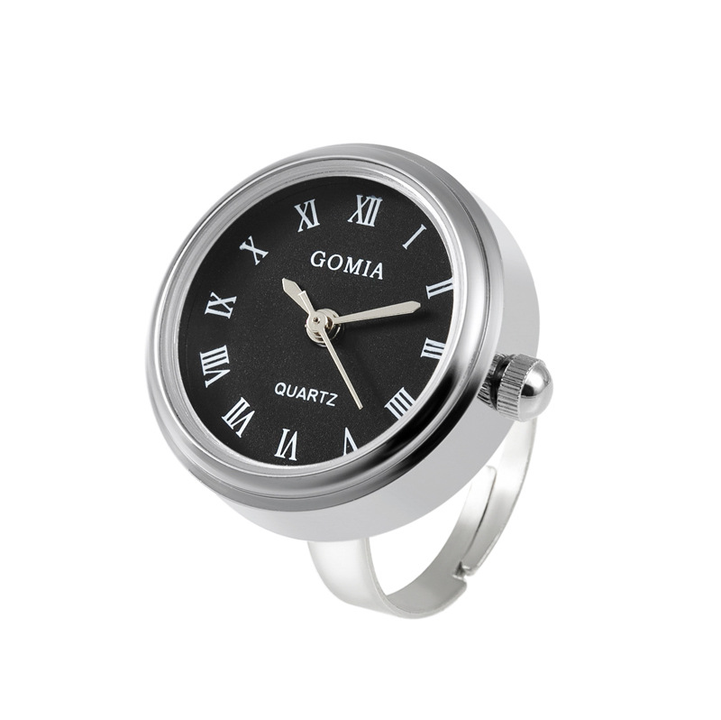 2022 New Finger Watch Waterproof Roman Mini Small Watch Student Finger Watch Couple Ring Watch