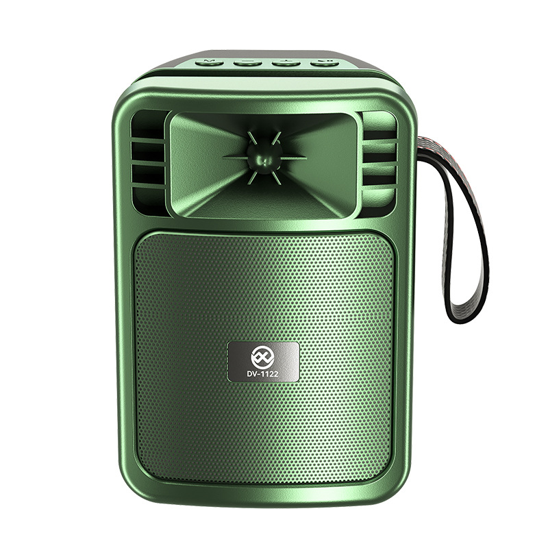 DV-1122 Bluetooth Speaker Portable Solar Loud Volume Bass Wireless Outdoor Bluetooth Audio Small