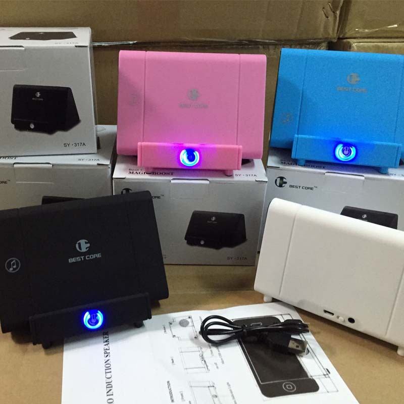 Lion Roar Induction Speaker Phone Stand Smart Resonance Wireless Phone Amplifier Speaker Gift XM-317