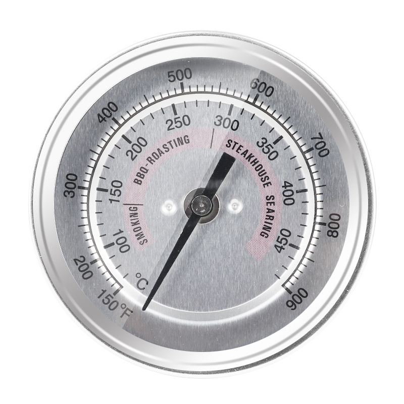 Pointer Type Stainless Steel BBQ Grill Oven Industrial Thermometer Boiler Disc Axial Bimetallic Thermometer