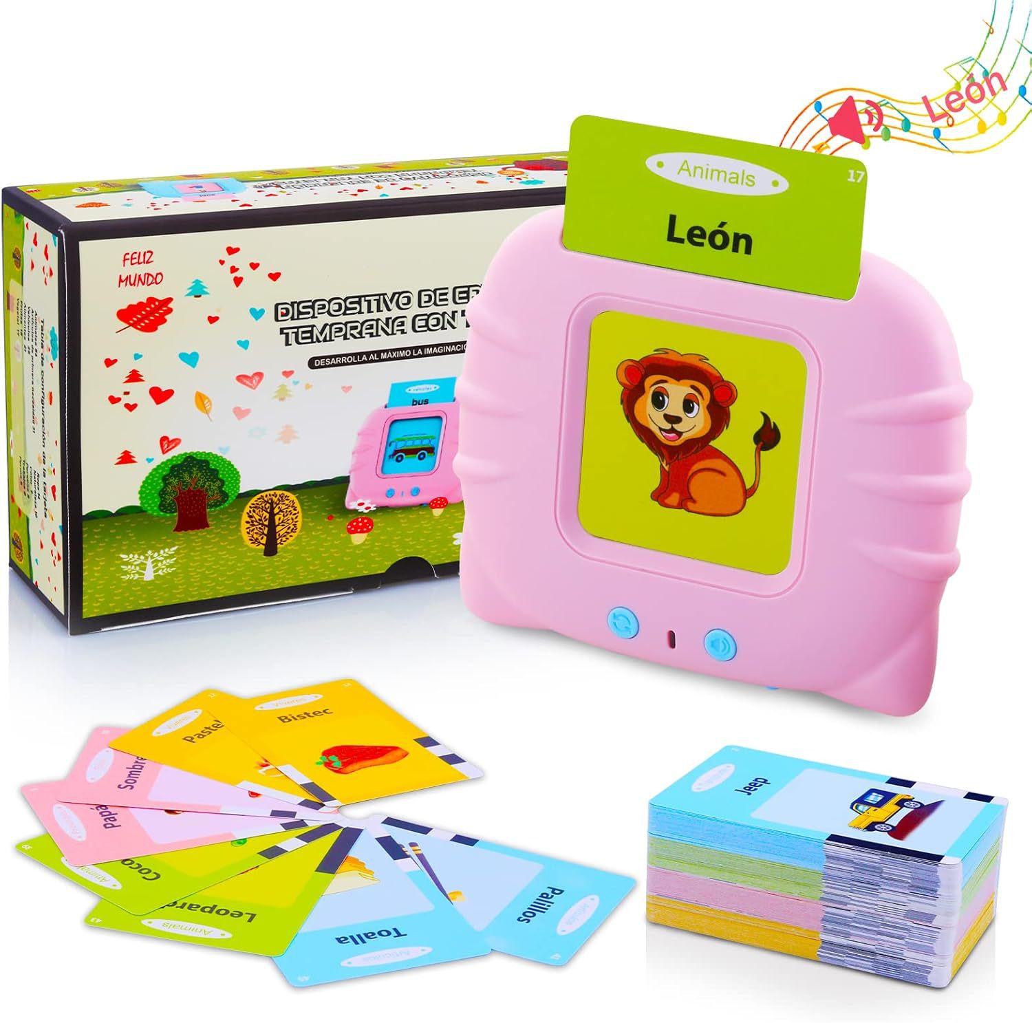Flash Cards Cat Card Machine Children's English Enlightenment Early Education Learning Machine Card Insert Machine