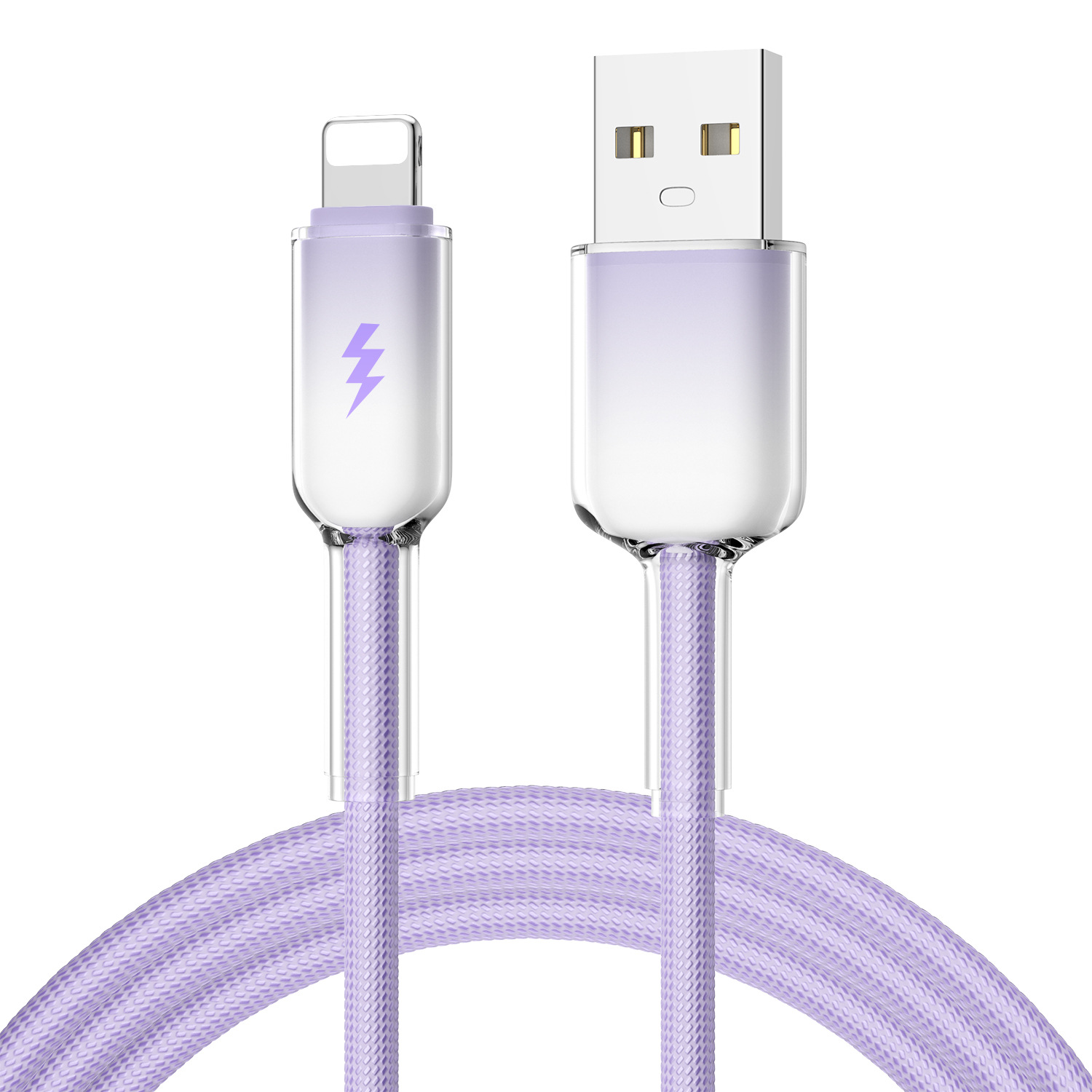 TypeC Ice Crystal Phone Fast Charging Data Cable 60W for Apple iPhone 16 Samsung Huawei Xiaomi PD30W