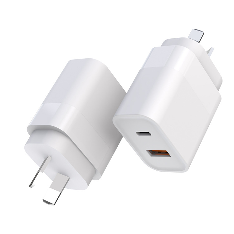 Australian standard 30W phone charger SAA certified TYPE-C for Samsung Apple tablet figure-eight charging head