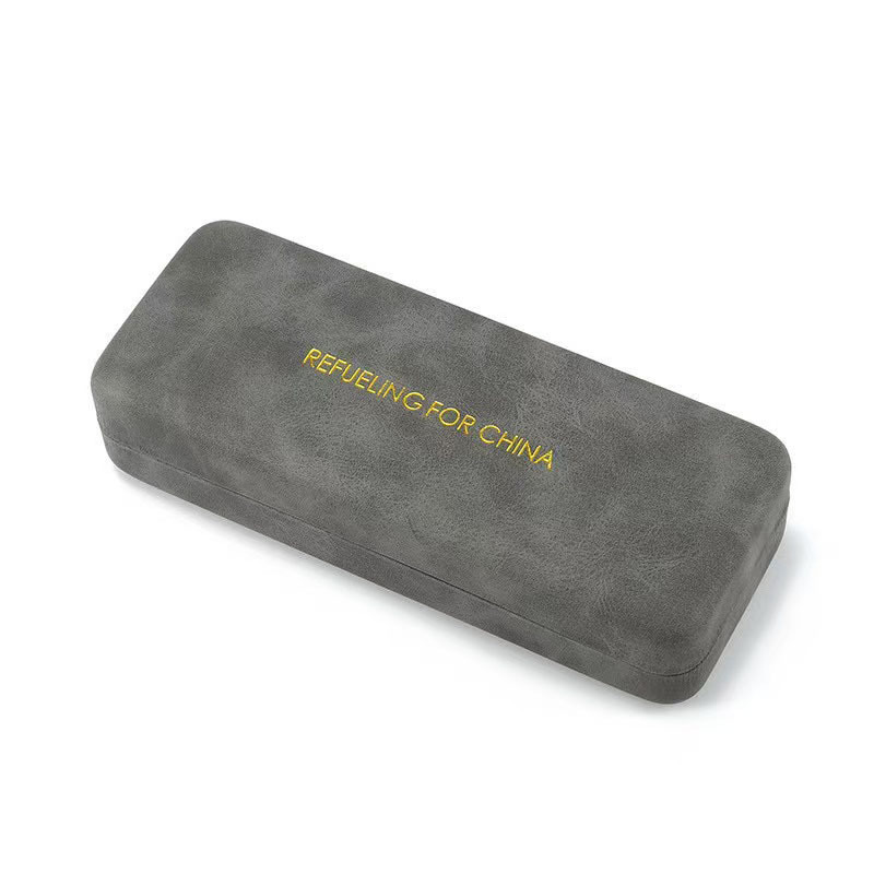 New single stud sunglasses case, PU leather case soft bag sunglasses case, black portable glasses case