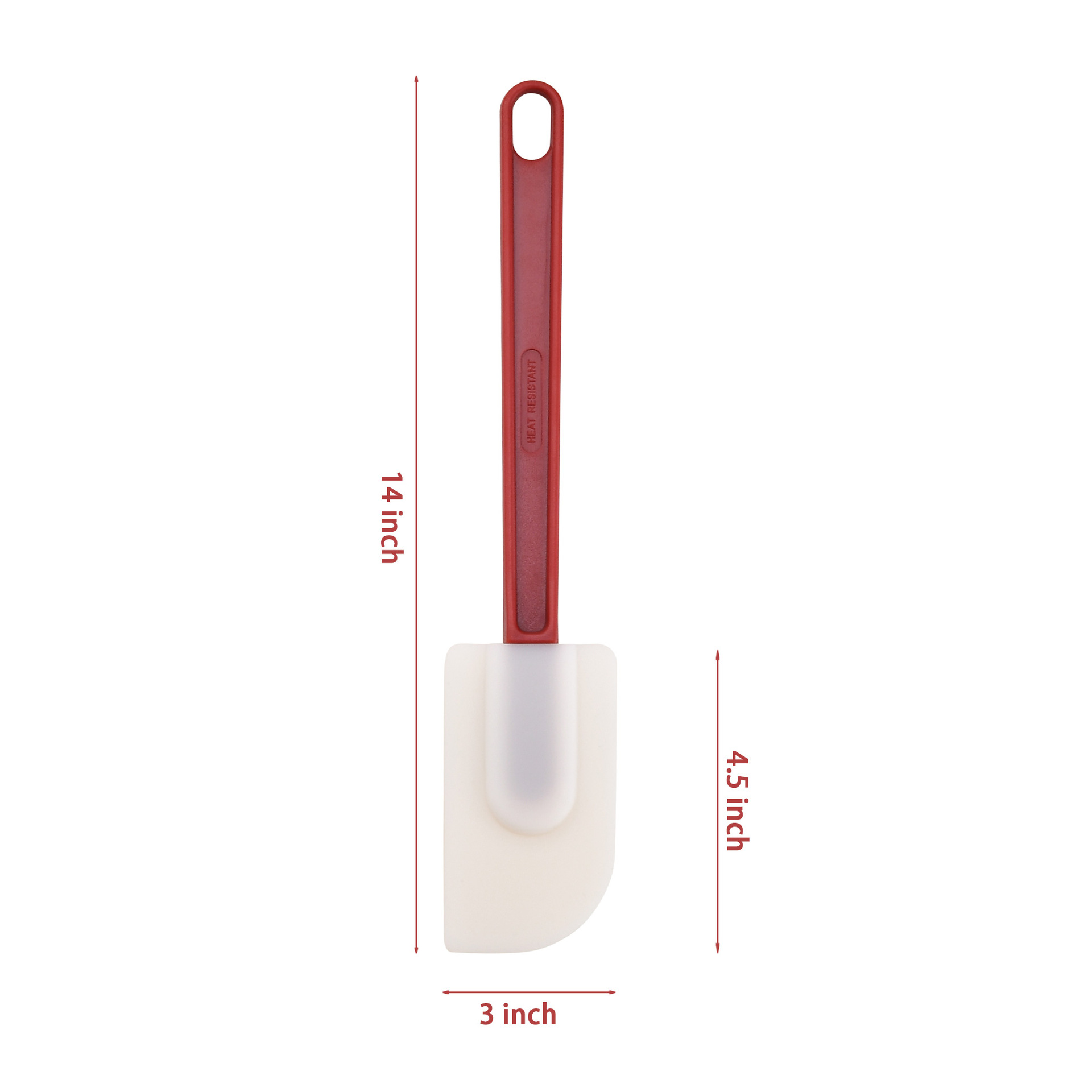 Cream Silicone Scraper Spoon Type Spatula Baking Tool Cake Cream Scraper Spatula