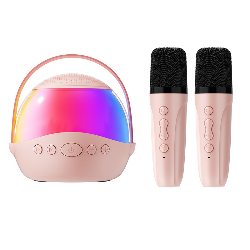 【ROHS】Children's K Song Audio Home Portable K Song Children's Microphone Wireless Microphone All-in-One Gift