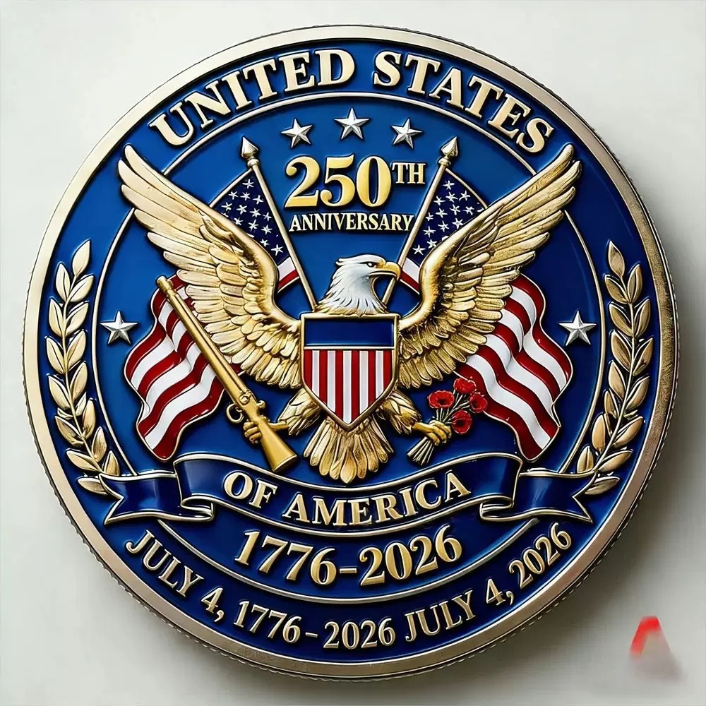 美国250周年纪念币The 250th Anniversary Independence Day Coin