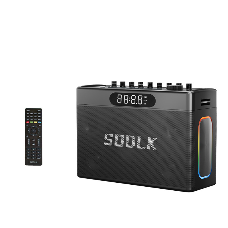New S1127PLUS Digital Sound Card Bluetooth Speaker Outdoor High Power Square Dance Audio Portable Speaker