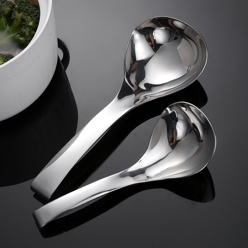 304 stainless steel serving soup spoon slotted spoon long handle serving soup spoon household commercial hot pot spoon slotted spoon large thickened set