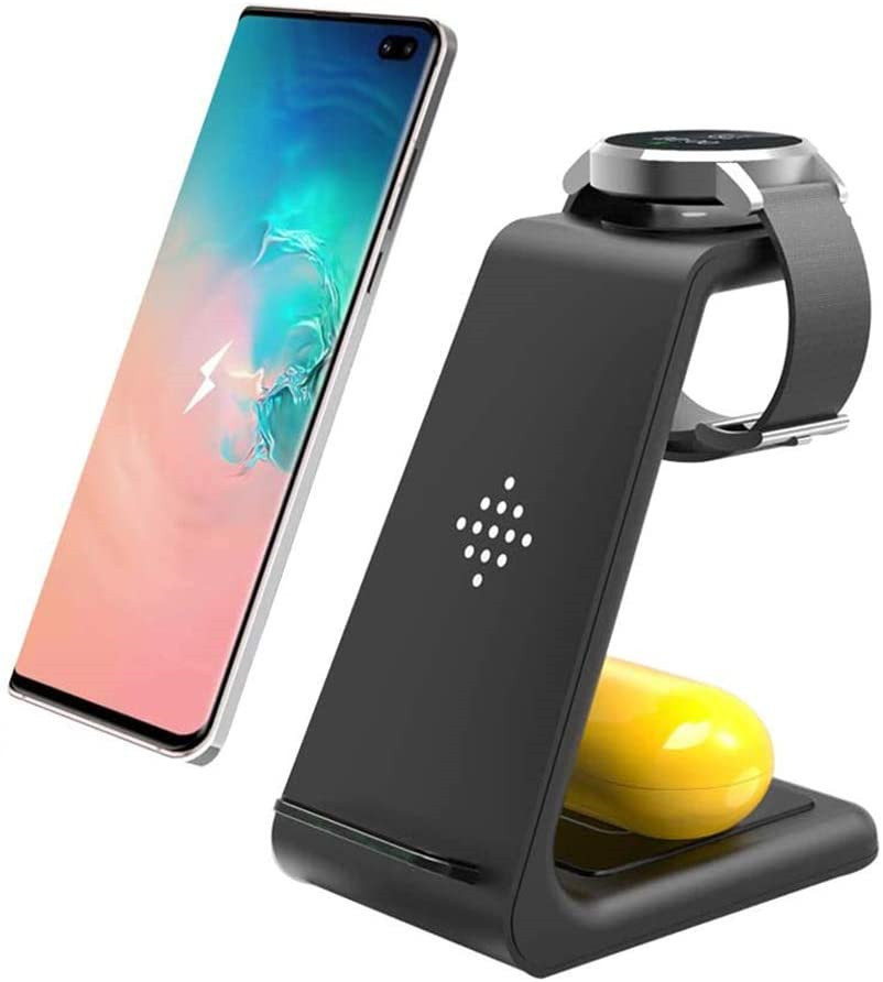 Private mold Galaxy Watch Active/Galaxy Buds three-in-one stand wireless charger