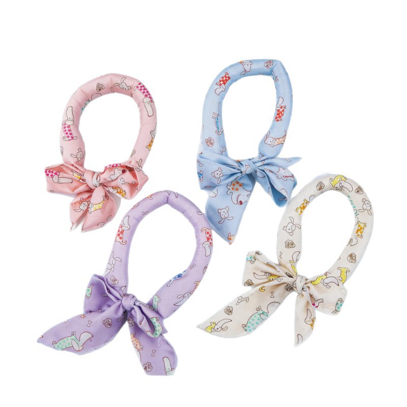 Summer cooling ice scarf, neck scarf, silk scarf, physical anti-heatstroke, cool towel, outdoor ice neck ring, ice compress neck scarf