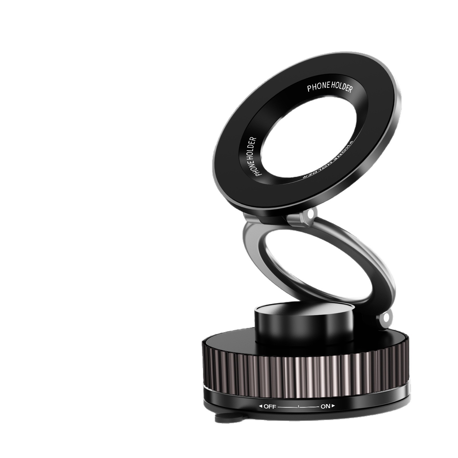 Universal Anti-shake Suction Cup Stand 360 Degree Stable Rotating Strong Magnetic Support Stand Suction Cup Car Mount Foldable