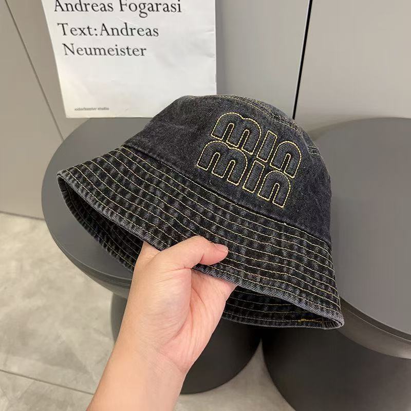 Hat for Women, Spring/Summer/Autumn, Washed Fisherman Hat, Simple Sun Protection, Denim Basin Hat