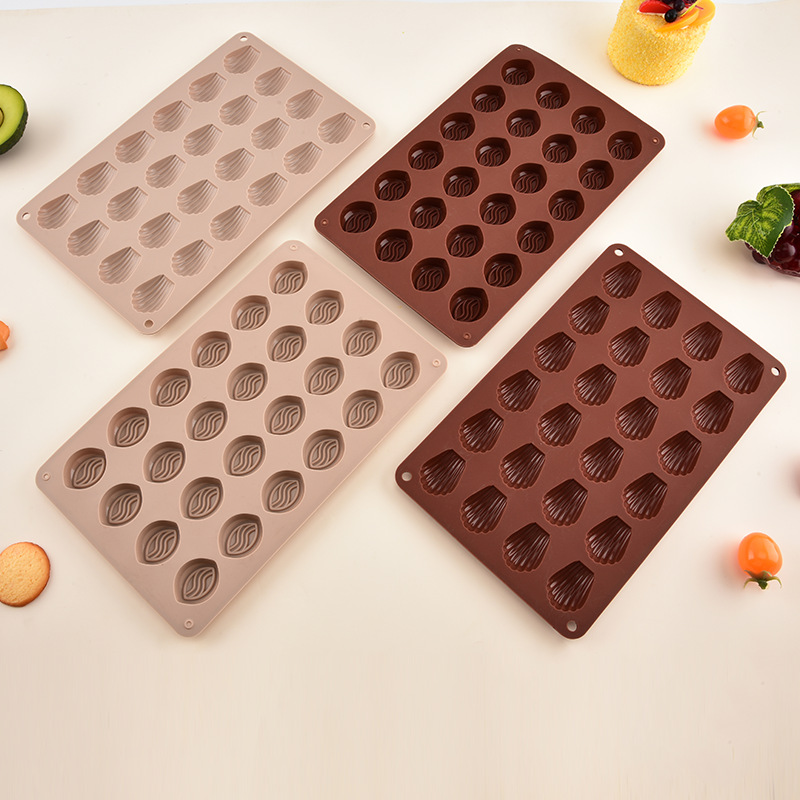 Home DIY 24-hole mini high temperature resistant silicone chocolate mold baking cake biscuit mold