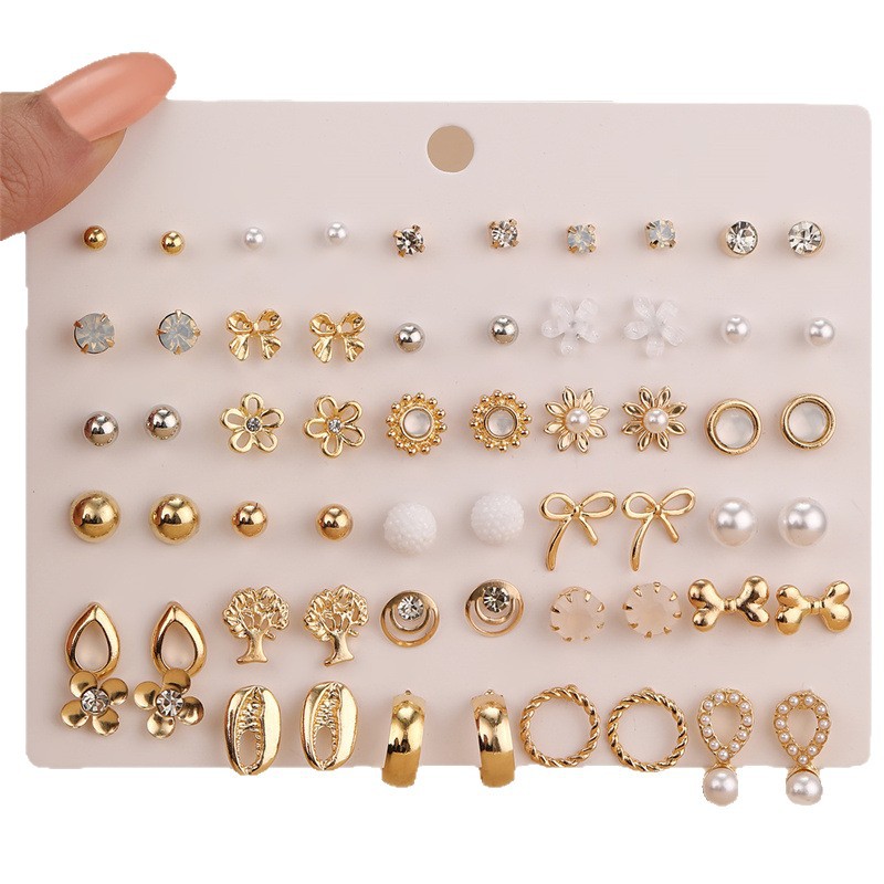 EZ5891 Earrings Simple Student Earrings Women's Ear Accessories