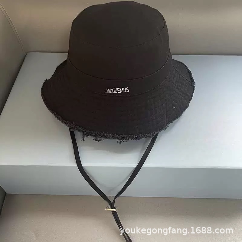 Hat HyunA Fisherman Hat Women Spring Summer Washed Wide Brim Vacation Frayed Denim Sun Protection Hat Outdoor Climbing