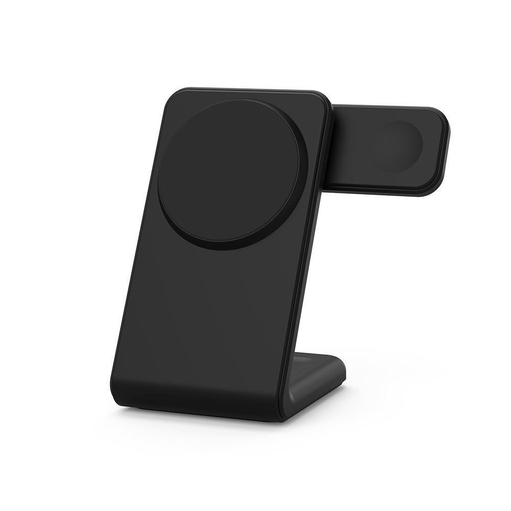 KCFCC certified three-in-one magnetic wireless charger 15W Max Magsafe fast charging strong magnetic