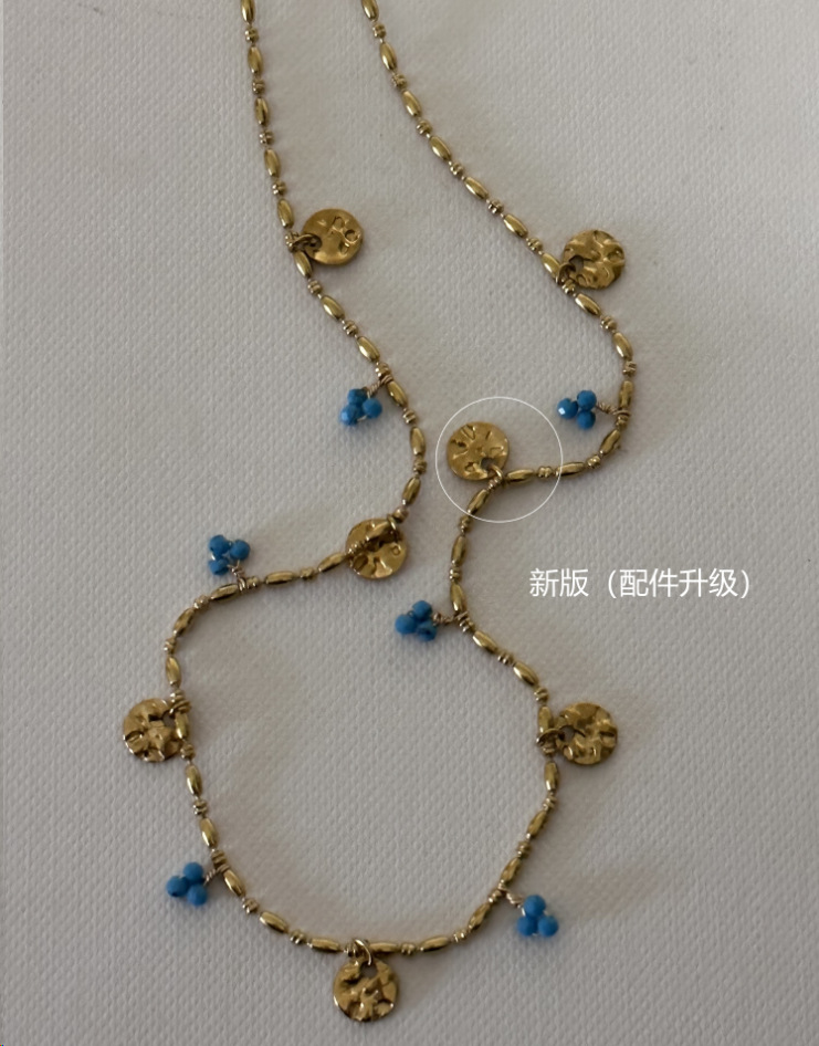 301 Early Autumn Hand String South France Romantic Style Necklace Simply Too Beautiful Series Atmosphere Women O12-10