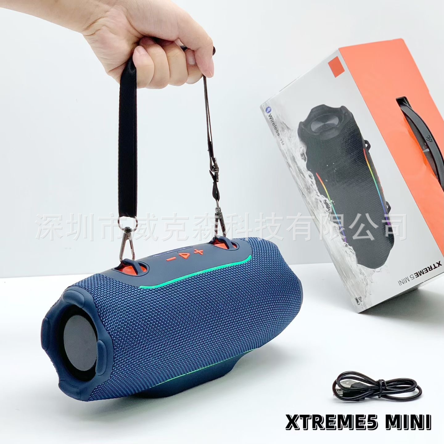 New 5th generation small war drum Mini XTREME5 portable Bluetooth speaker TWS outdoor portable low bass