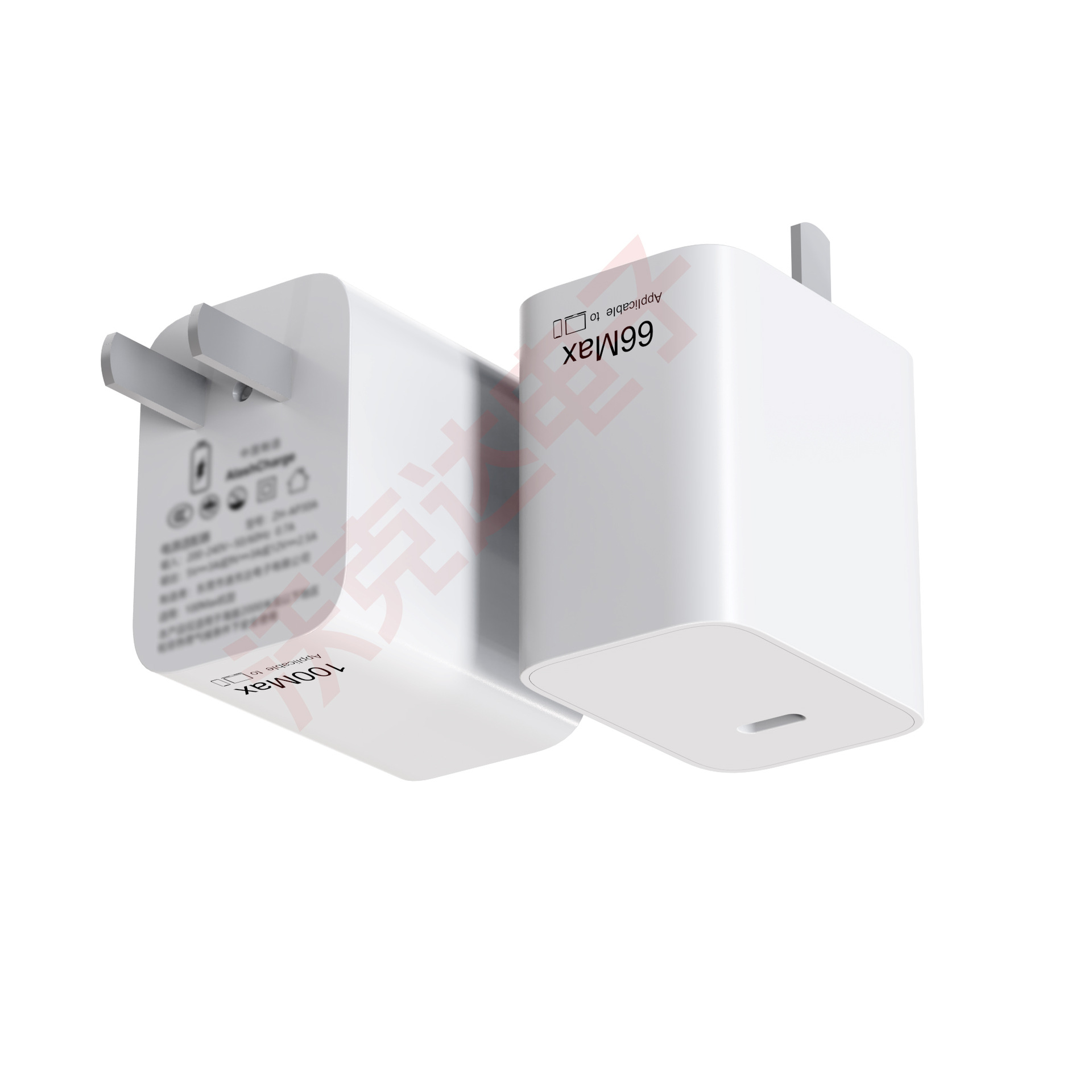 Applicable to Huawei charger small rock sugar charging head 66 100 fast charge max w Honor new type-C port