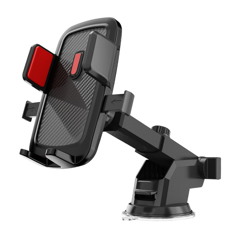 New car phone holder telescopic rod suction cup air vent multifunctional car navigation holder