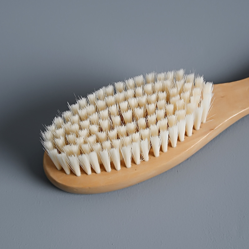 Solid wood soft-bristle shoe brush for washing shoes without damage, household shoe brush, multi-functional clothing brush, dedicated shoe brush