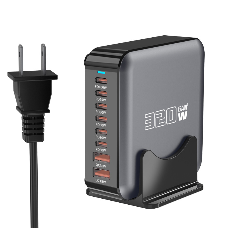 200W GaN Charger 20V5A High Power Mobile Phone Tablet Laptop Universal Charging Station 200W
