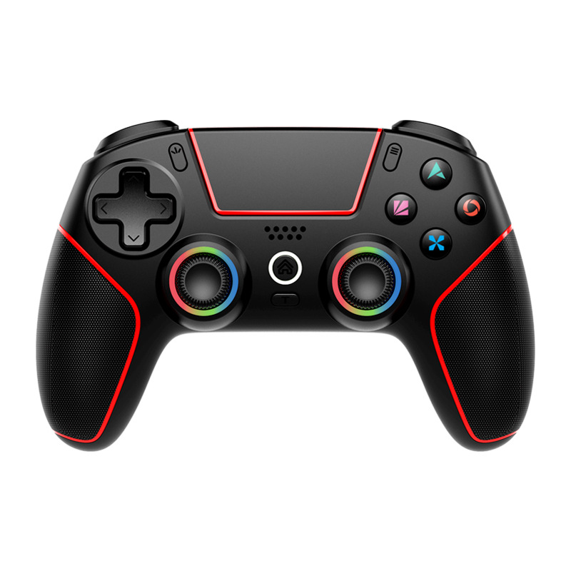 New PS5 wireless bluetooth game handle RGB light continuous fire motion sensing vibration Switch mobile phone PC handle