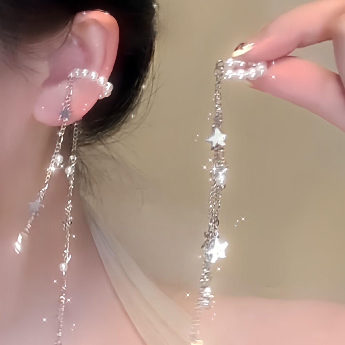 Petal Pearl Earrings for Women 2026 New Autumn Winter Stud Earrings Vacation Style Ear Accessories