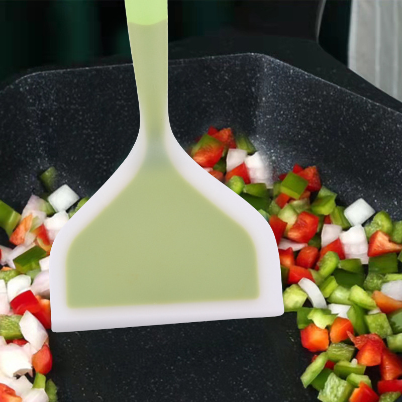 Silicone Spatula Fried Tamagoyaki Large Surface Non-stick Pan Kitchen Spatula High Temperature Resistant Spatula Beef Steak Pancake Spatula