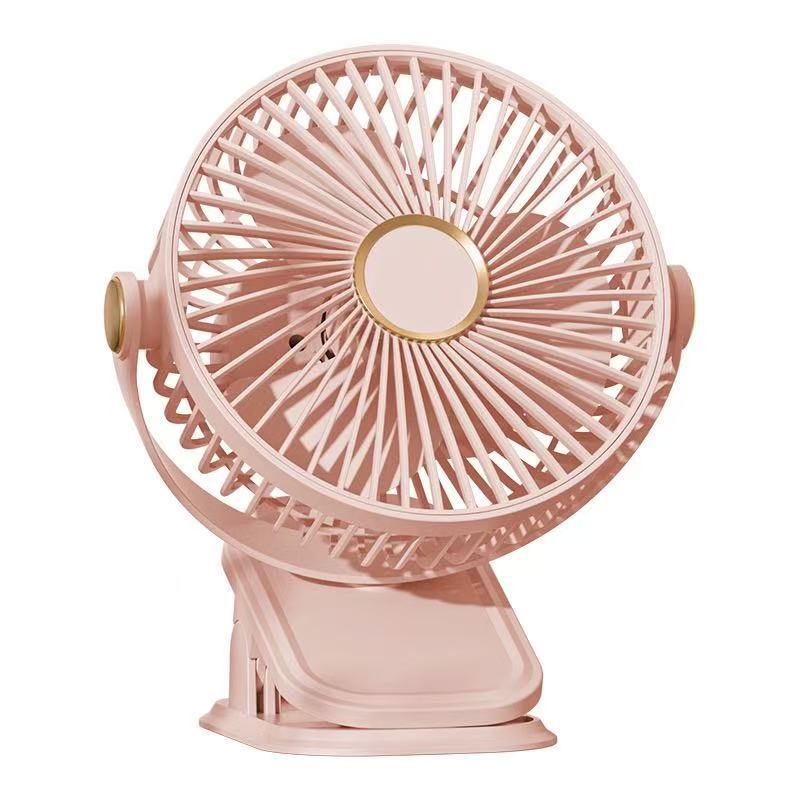 Clip small fan rechargeable student dormitory bed clip electric fan small desktop silent high wind