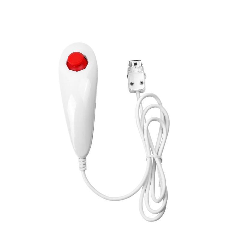 WII two-color game handle two-in-one left and right handles Wii game handle with built-in accelerator