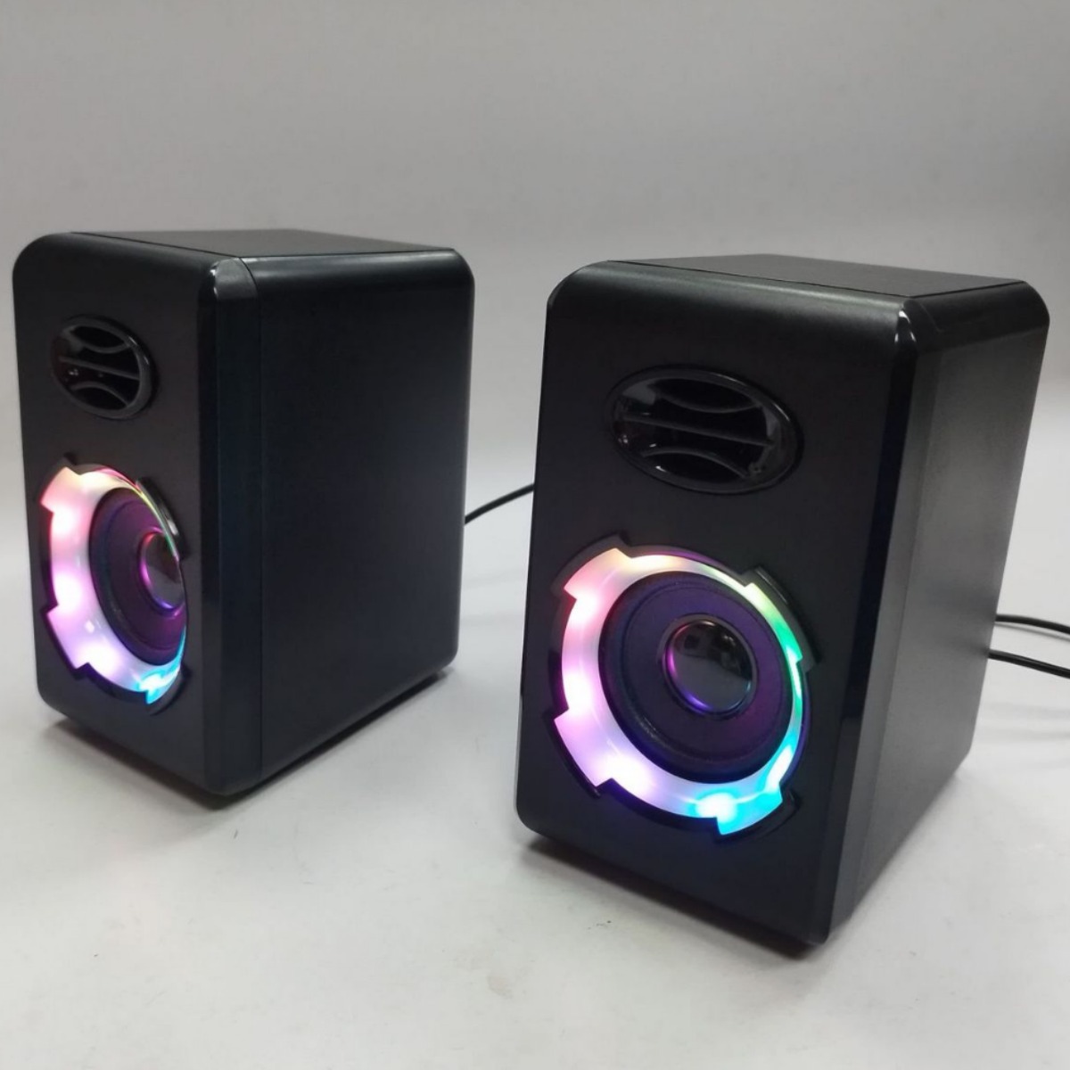New RGB Light Speaker Desktop Home Computer Notebook Multimedia Wired Subwoofer Speaker
