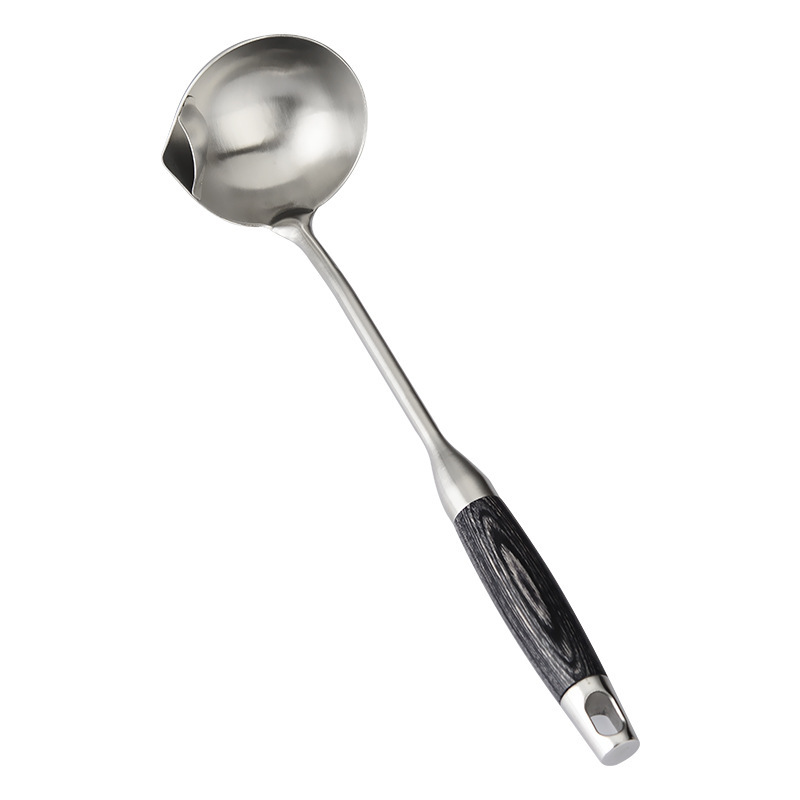 304 stainless steel oil separation spoon, kitchen multi-function filter spoon, household soup oil separation filter spoon