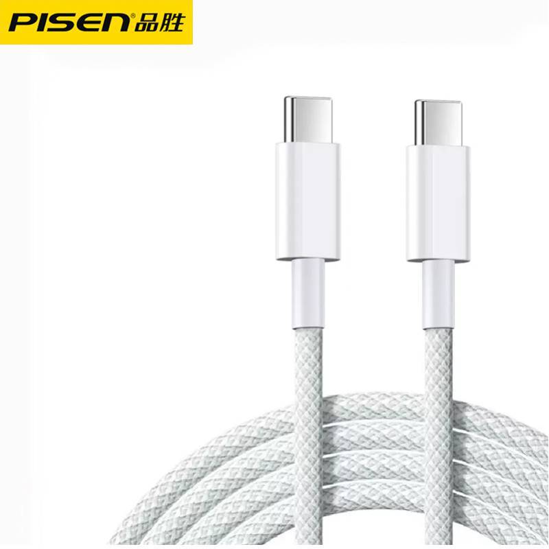 Pisen iPhone16 data cable PD fast charge 15pro for Apple 17 dual type-c phone charging cable