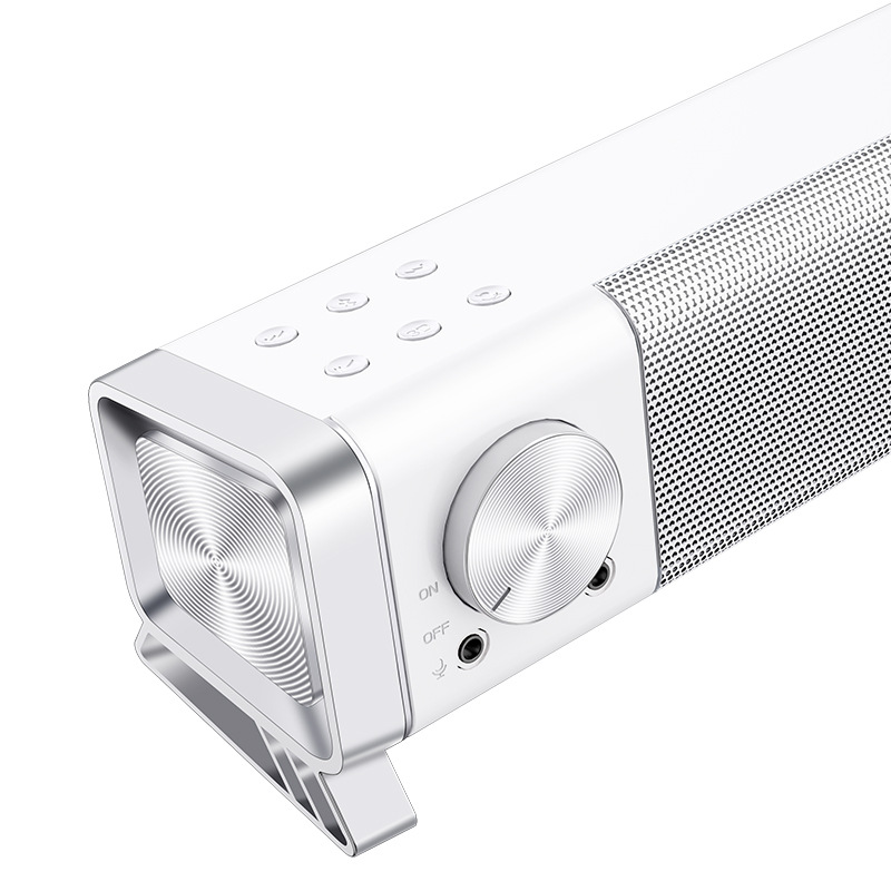 Computer Soundbar 7.1 Channel Audio Bluetooth 5.0 High Power Speaker Wireless with Mic Speaker Live Streaming Exclusive