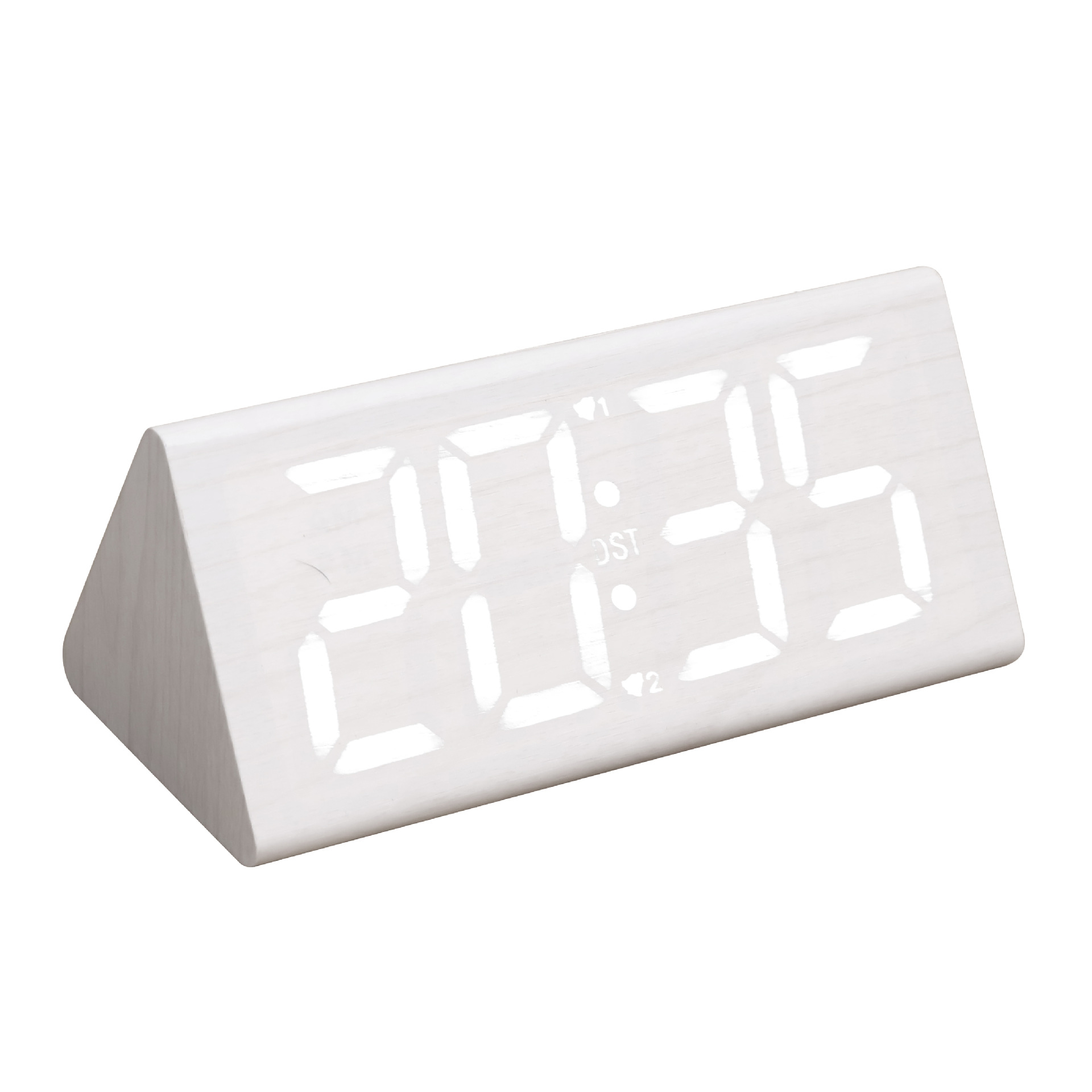 LED Wooden Clock Digital Night Light Silent Digital Alarm Clock Perpetual Calendar Temperature Electronic Clock Multifunctional Clock