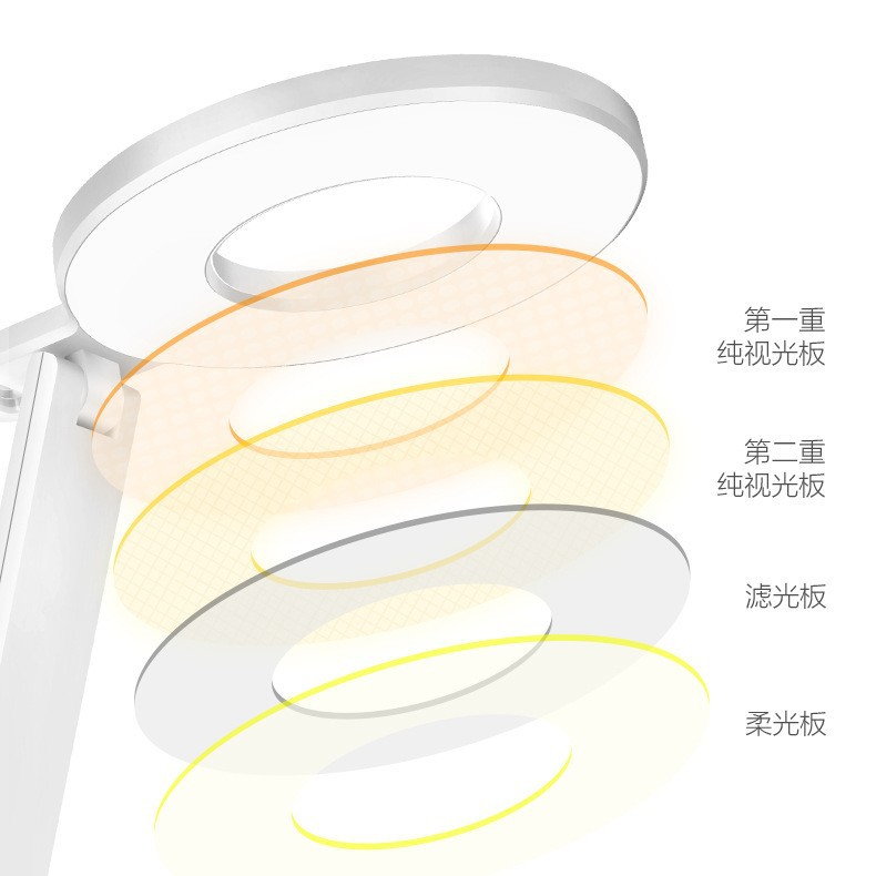 Plug-in eye-protecting folding desk lamp reading office home simple style