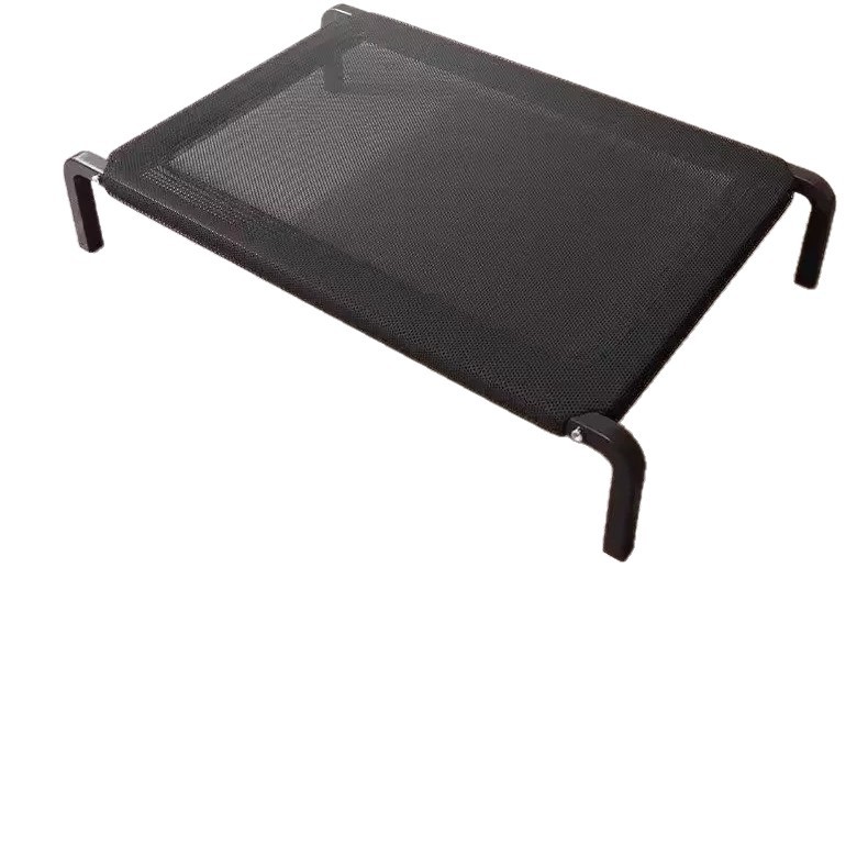 Dog cot bed four-season pet elevated bed with iron frame, mesh pad for small and large dogs