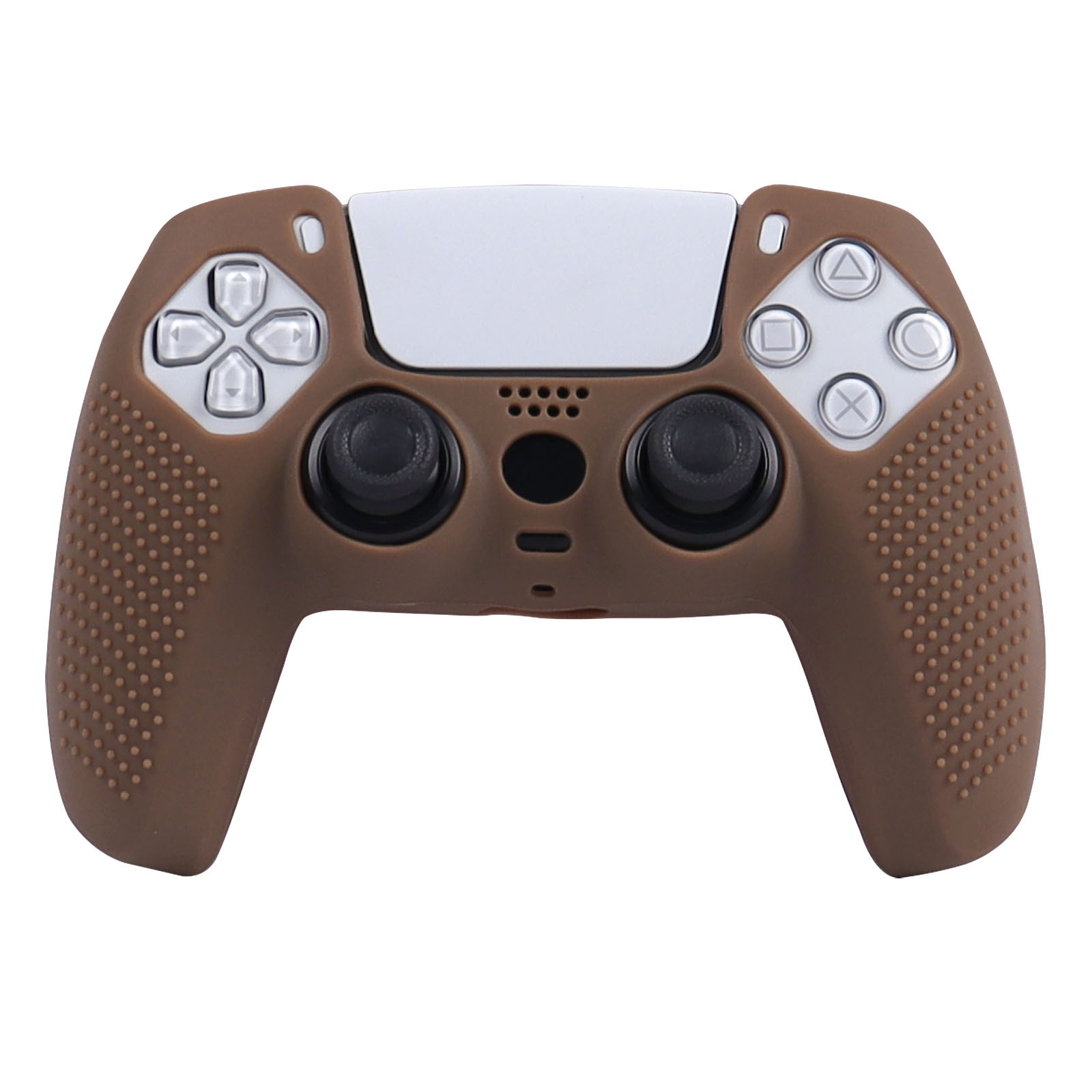 PS5 game controller silicone case with anti-slip dots ps5 single color with dots protective case solid color silicone controller case