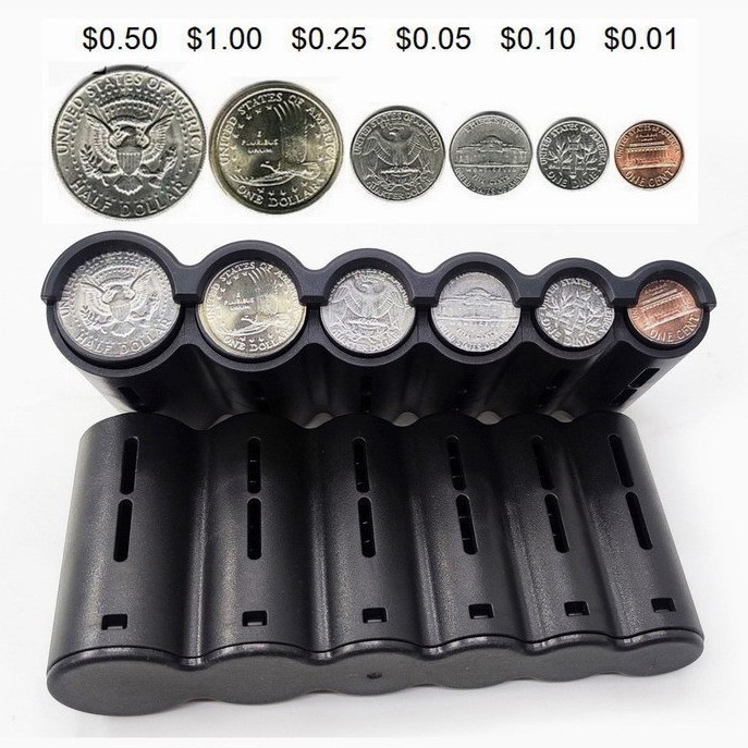 5th generation coin upgrade euro coin tube waist bag coin purse storage bag large capacity portable dirty clothes basket