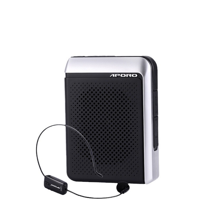 APORO T18UHF Wireless Amplifier Bluetooth High Power Speaker Card U Disk Teaching Tour Guide Promotion